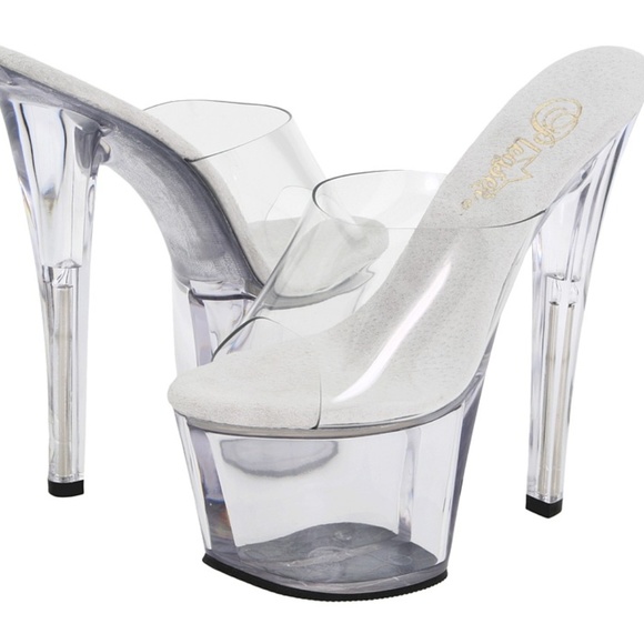 size 12 women's clear heels
